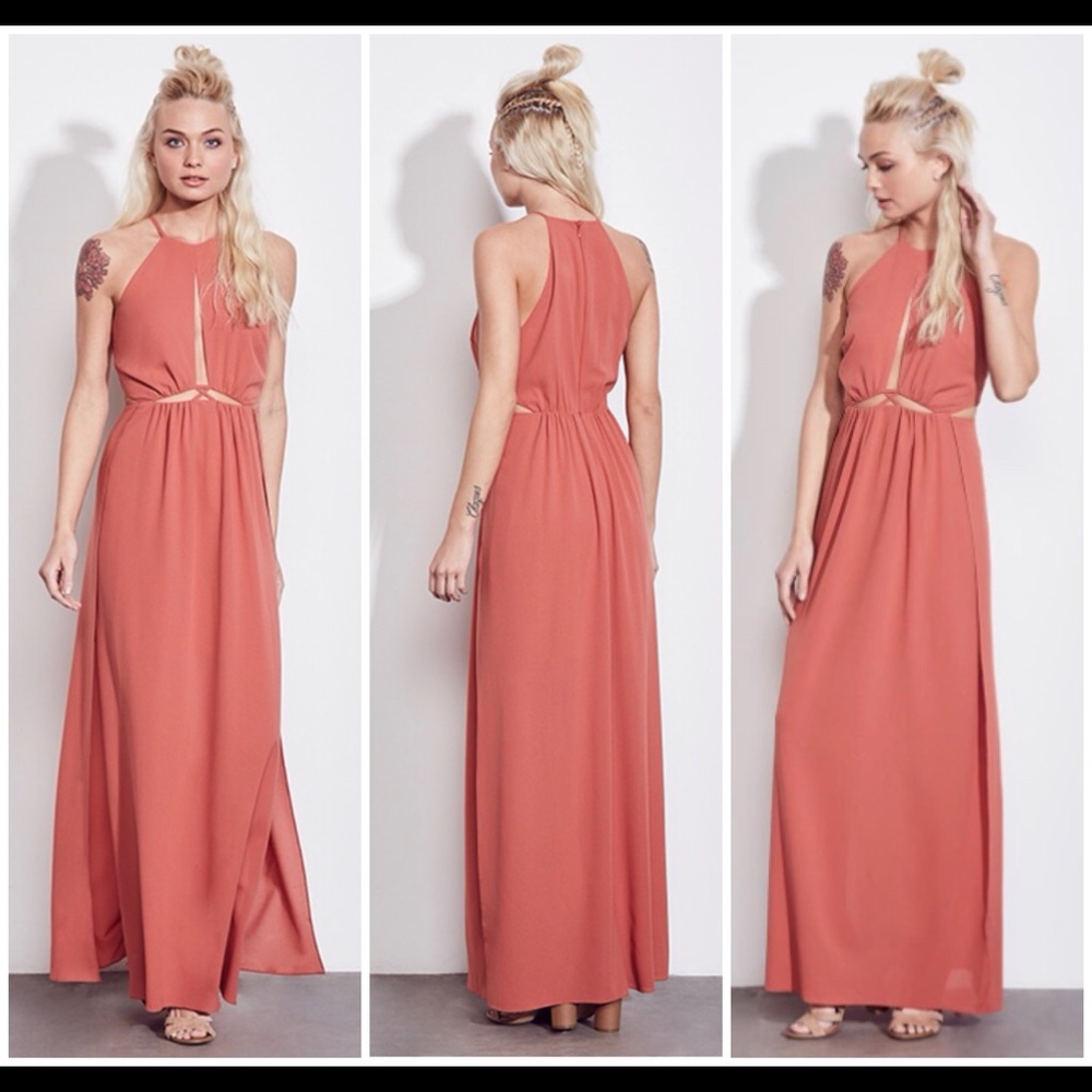 NWT✨GAZING AT THE OBSERVATORY WAIST CUTOUT DRESS
